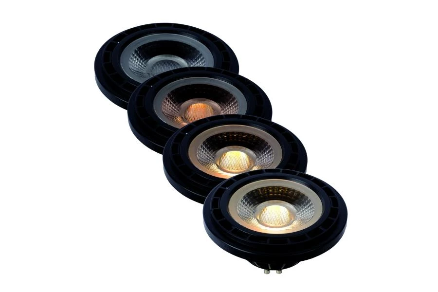 Lucide ES111 - Led Lampe - Ø 11 cm - LED Dim to warm - GU10 - 1x12W 2200K/3000K - Schwarz - detail 9